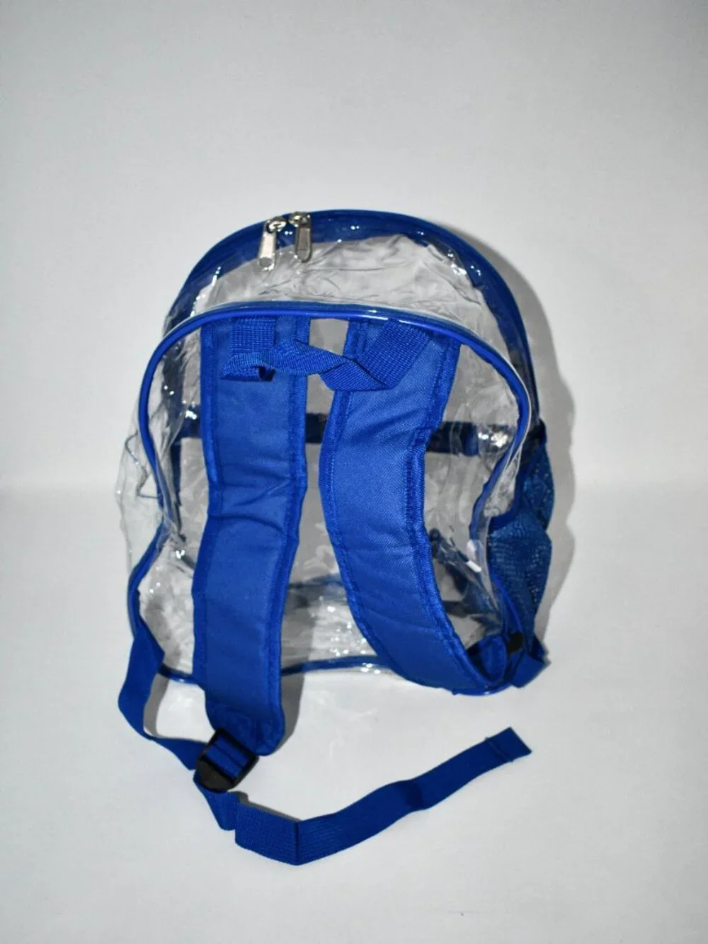 Oraben Clear Backpack, Stadium/ Concert Sports Bag, 12x6x11, Royal Blue, NWT Con